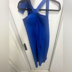 Royal blue dress